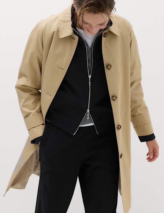 Cotton Rich Scuba Zip Up Sweatshirt
