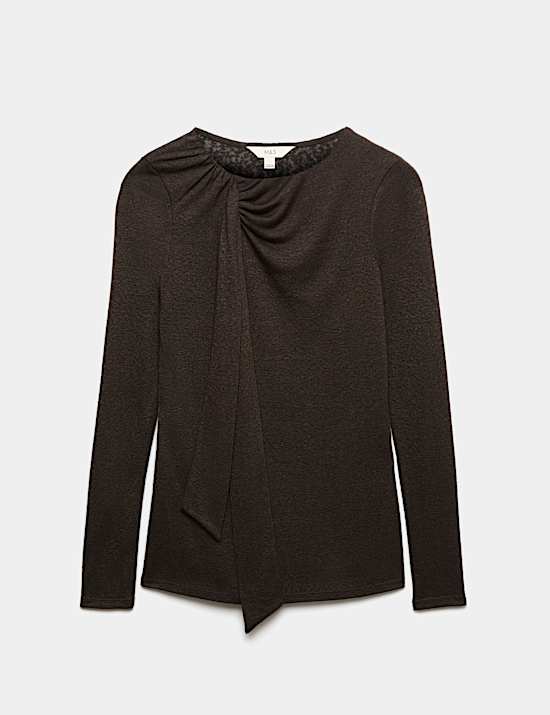 Tie Neck Fastening Top