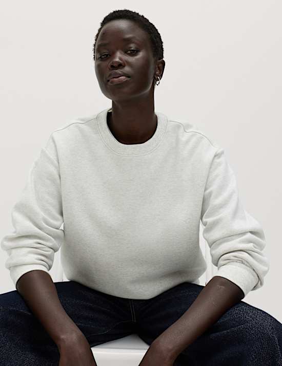 2 Pack Cotton Rich Crew Neck Sweatshirts