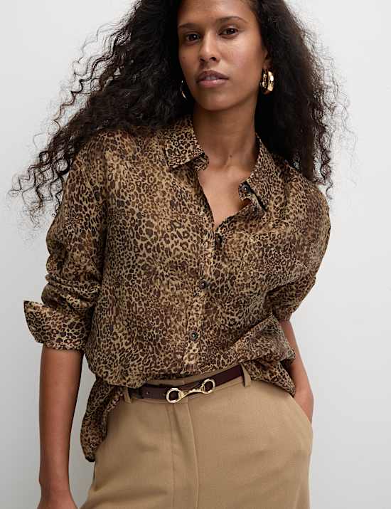 Lyocell Rich Button Through Shirt