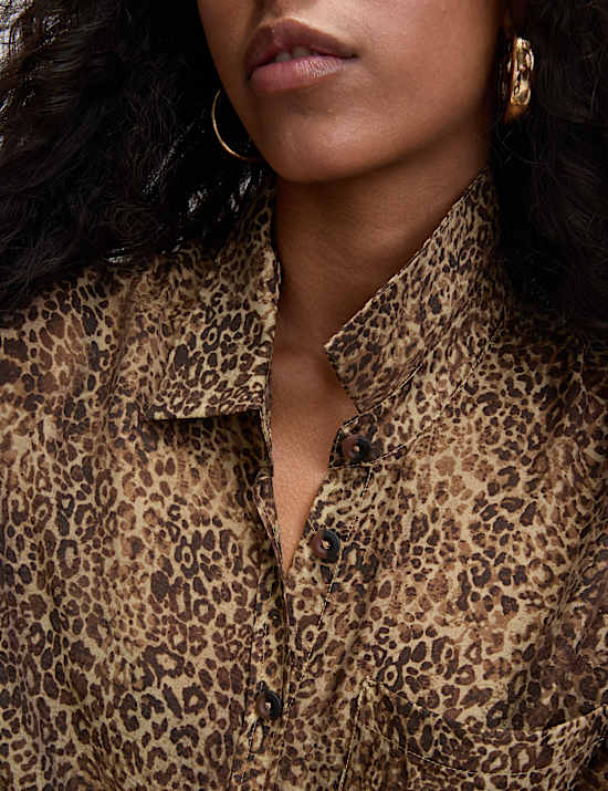 Lyocell Rich Button Through Shirt