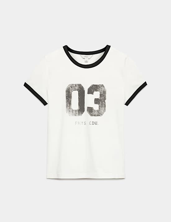 Cotton Rich Graphic T-Shirt