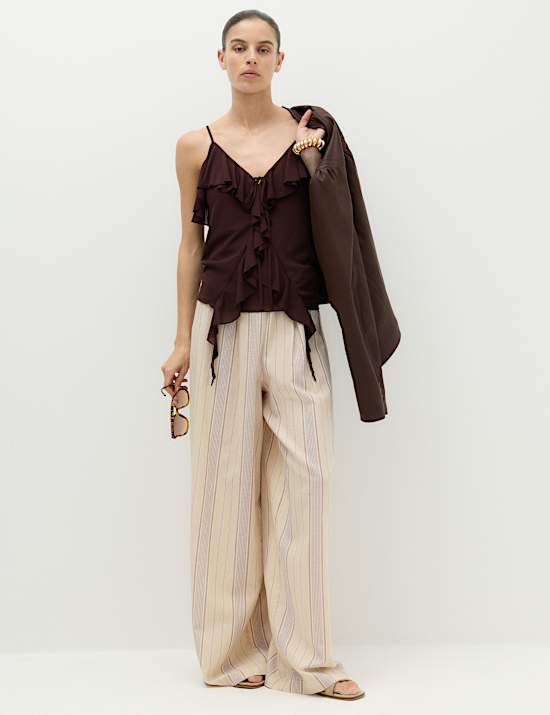 Ruffle Floaty Cami Top