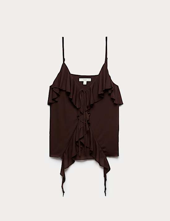Ruffle Floaty Cami Top