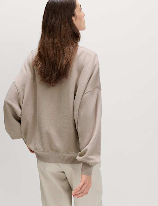 Cotton Rich Garment Dye Sweatshirt