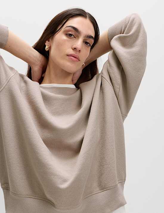 Cotton Rich Garment Dye Sweatshirt
