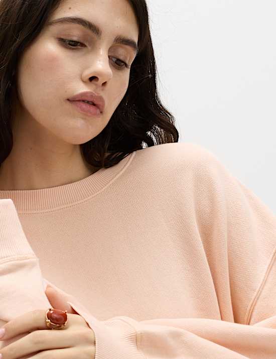 Bluza farbowana z przewagą bawełny