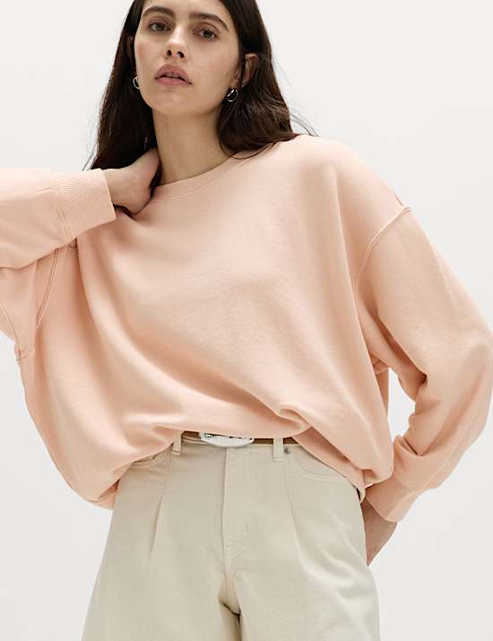 Bluza farbowana z przewagą bawełny