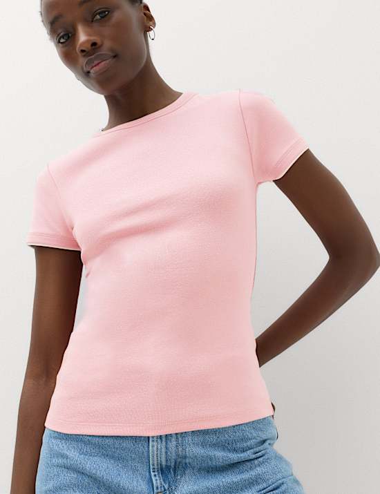 Cotton Rich Double Layer T-Shirt