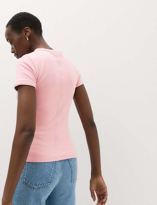 Cotton Rich Double Layer T-Shirt