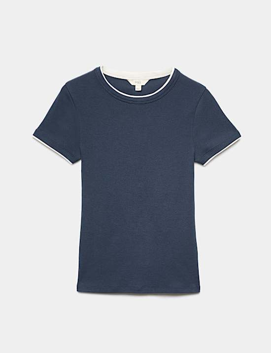 T-shirt en coton double &eacute;paisseur