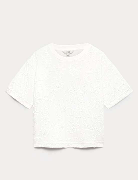 Pure Cotton Appliqu&eacute; T-Shirt