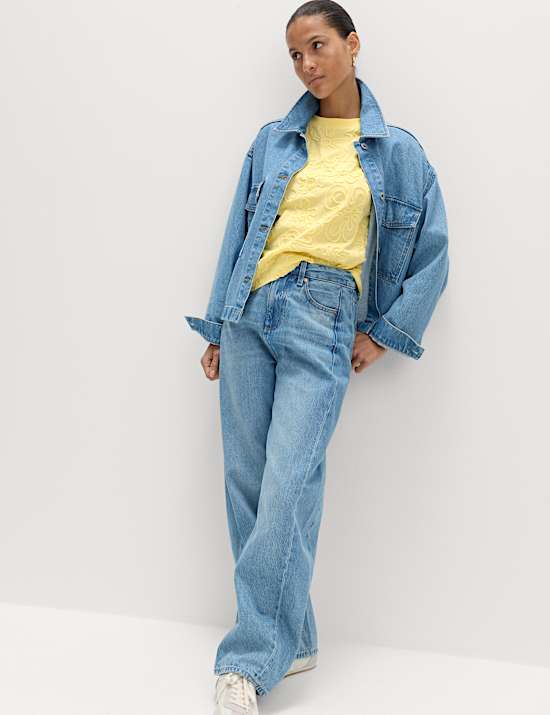 Pure Cotton Appliqu&eacute; T-Shirt