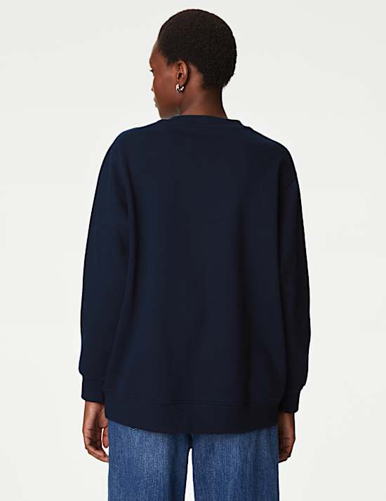 Cotton Rich Snoopy&trade; Slogan Sweatshirt