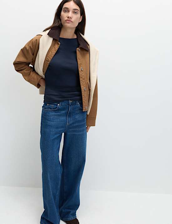 Pure Cotton Slim Fit Top