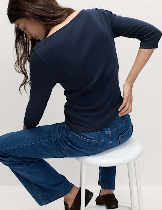 Pure Cotton Slim Fit Top