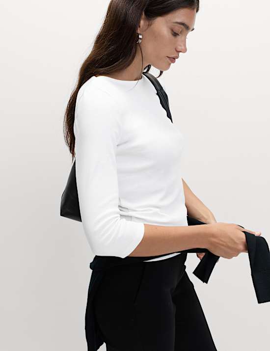 Pure Cotton Slim Fit Top