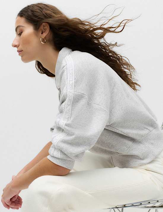 Cotton Rich Zip Track Jacket
