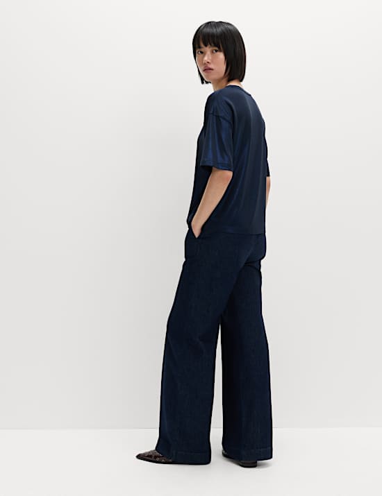 Γυαλιστερό μεταλλιζέ t-shirt