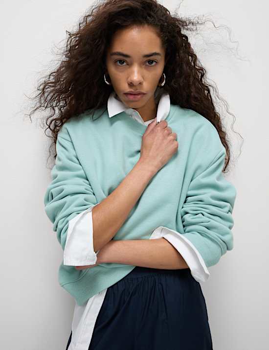 Cotton Rich Sweat-shirt