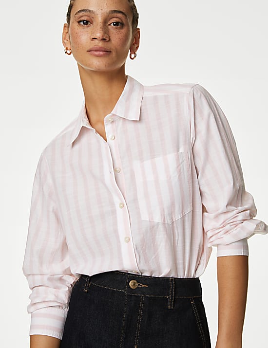 Pure Cotton Striped Shirt
