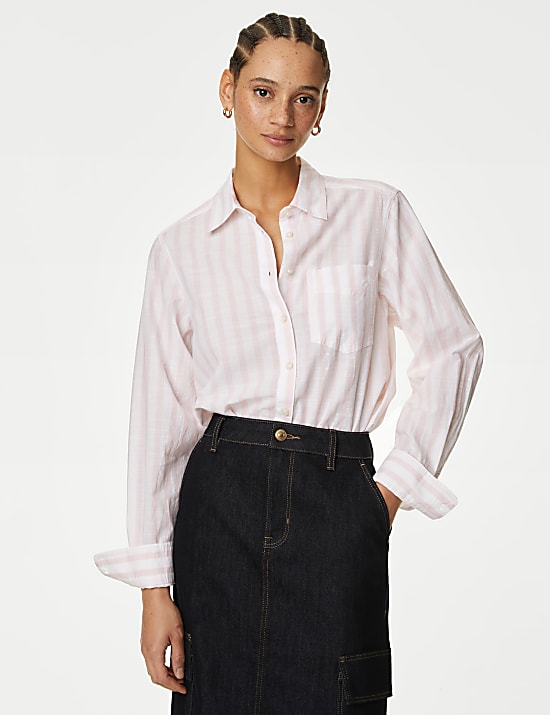 Pure Cotton Striped Shirt