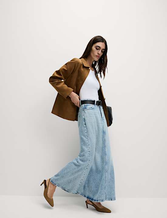 Cotton Rich Ribbed Scoop Neck Bra Vest Top