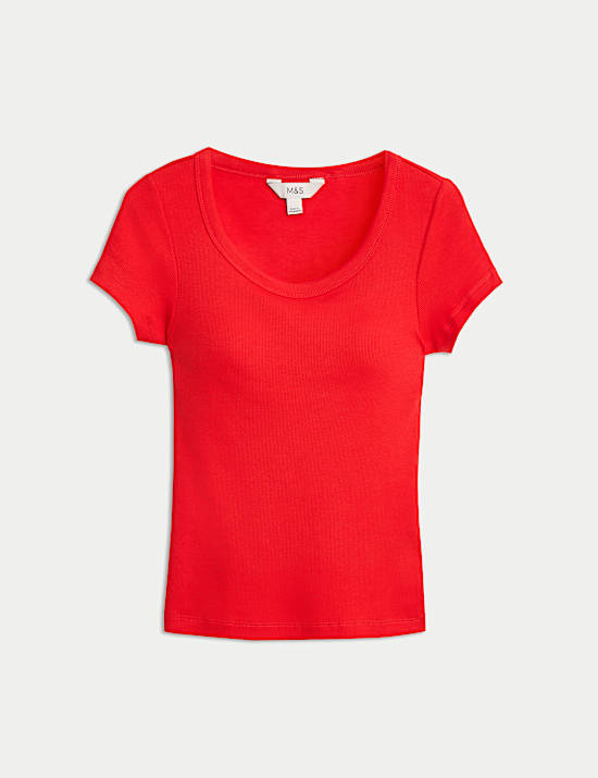 Cotton Rich Slim Fit Secret Support Top