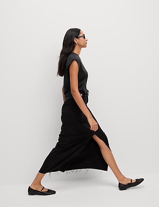 Pure Cotton Oversized Cap Sleeve T-Shirt