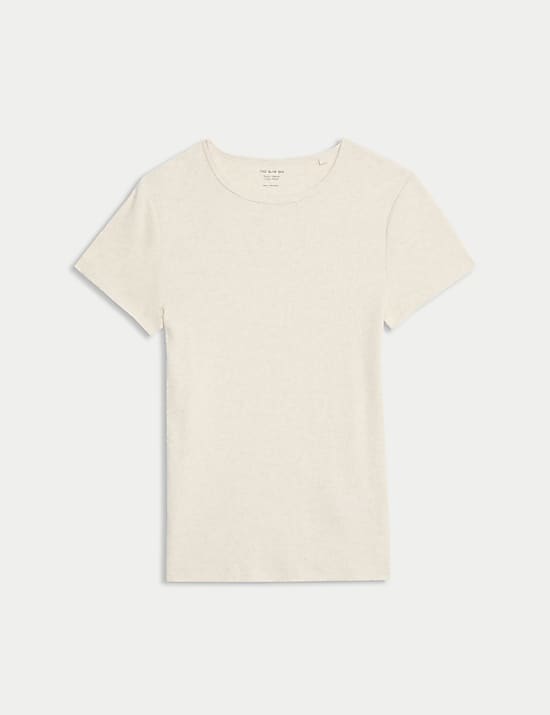 Cotton Rich Ribbed Slim Fit T-Shirt