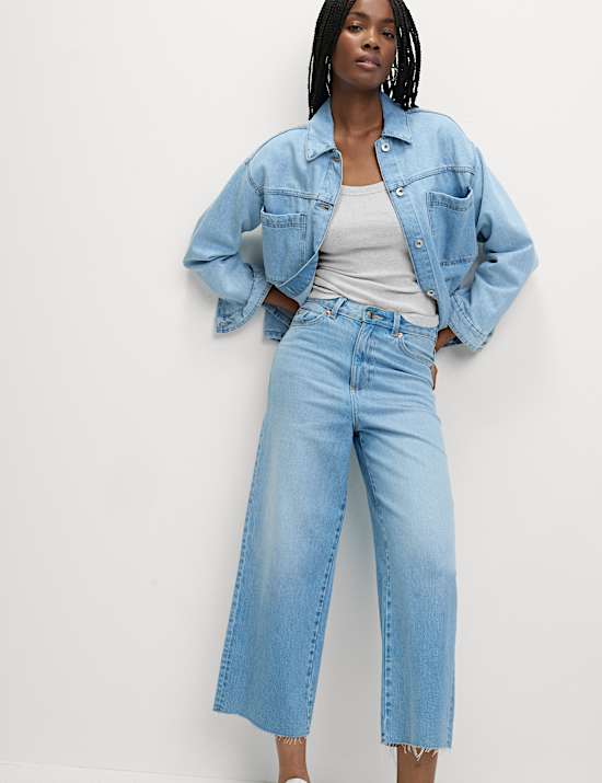 Cotton Rich Ribbed Slim Fit Vest Top