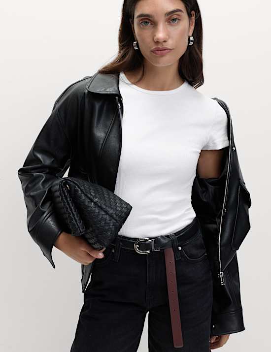 Cotton Rich Ribbed Slim Fit T-Shirt