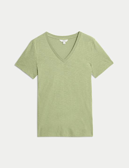 T-Shirt &mu;&epsilon; &lambda;&alpha;&iota;&mu;ό&kappa;&omicron;&psi;&eta; V &alpha;&pi;ό 100% &beta;&alpha;&mu;&beta;ά&kappa;&iota;