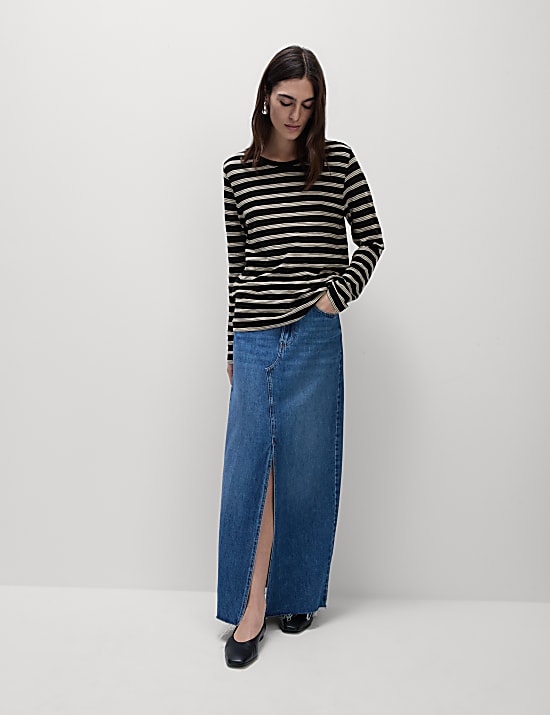 Pure Cotton Striped Regular Fit Top