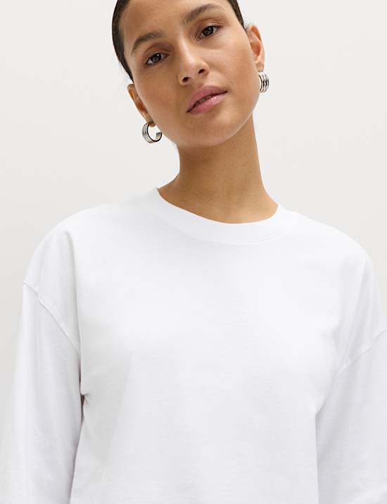 Pure Cotton Striped Boxy Top