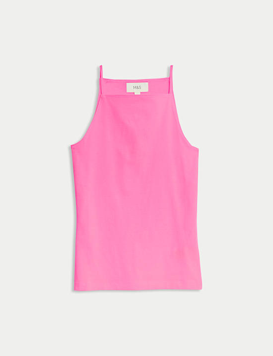 Cotton Rich Racer Neck Vest