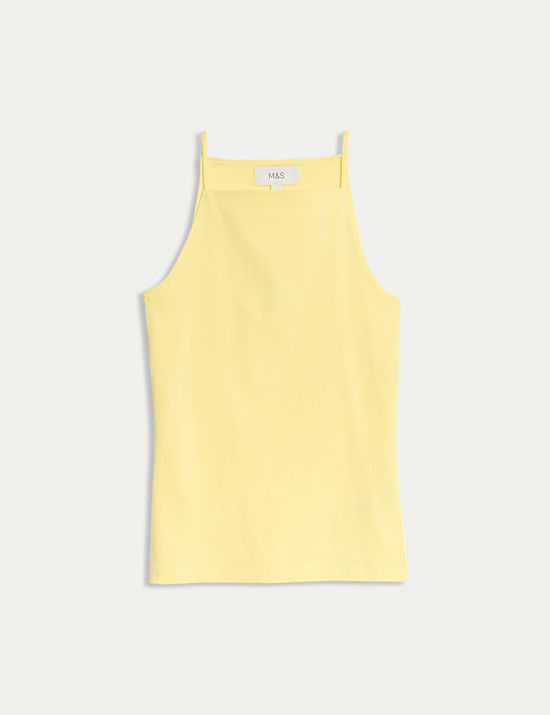 Cotton Rich Racer Neck Vest