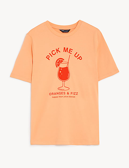 Pure Cotton Printed Everyday Fit T-Shirt