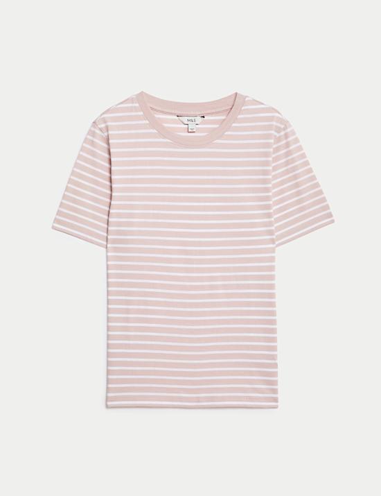 Pure Cotton Striped Everyday Fit T-Shirt