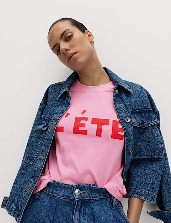 Pure Cotton Graphic T-Shirt