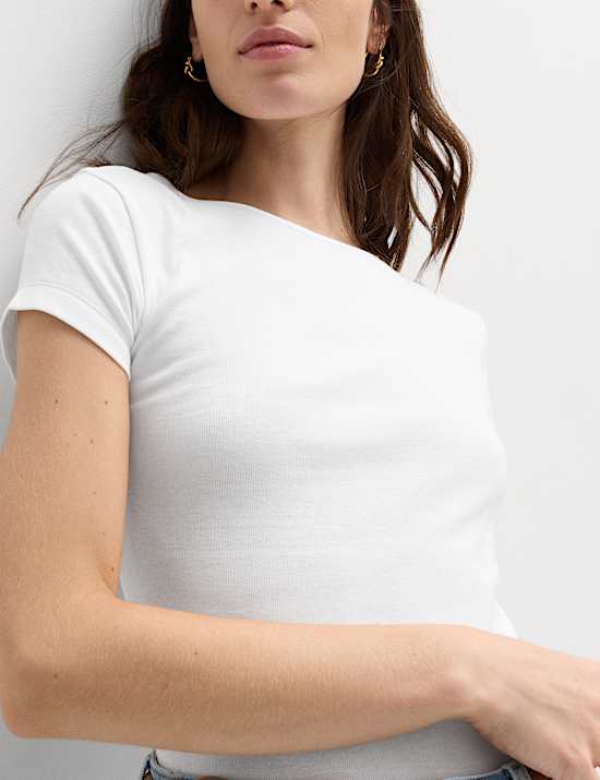 T-shirt 100 % coton &agrave; manches courtes et motif ballet au dos