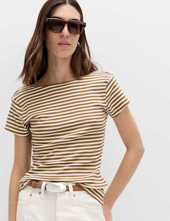 Pure Cotton Short Sleeve Ballet Back T-Shirt