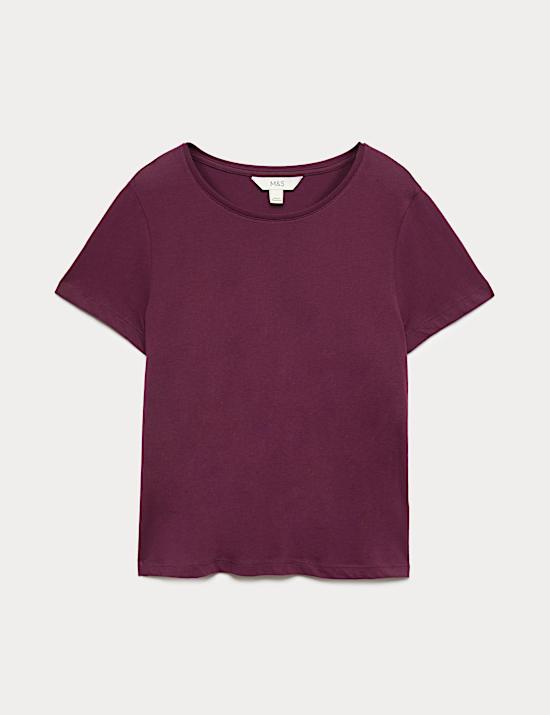 Pure Cotton Crew Neck T-Shirt