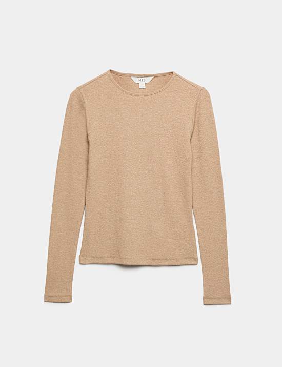 Cotton Rich Ribbed Regular Fit Top