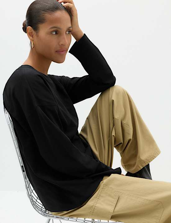 Pure Cotton Relaxed Top