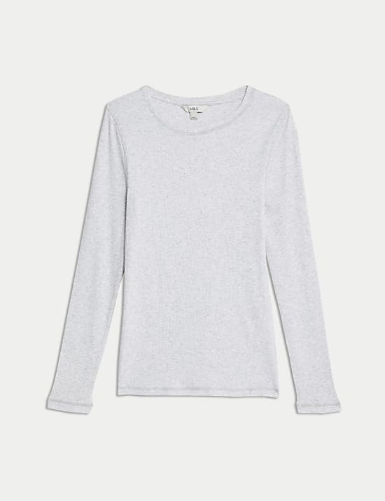 Cotton Rich Ribbed Top