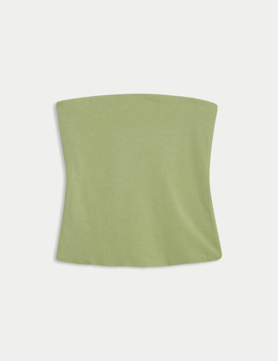 Cotton Rich Bandeau Top