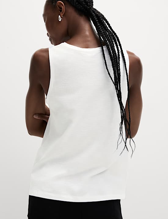 Cotton Rich Relaxed Vest