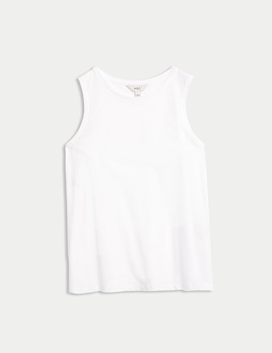 Cotton Rich Relaxed Vest