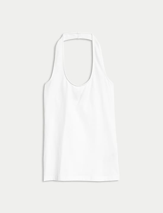 Atasan Rompi Model Tali Leher Bahan Katun